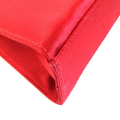 Salvatore Ferragamo Shoulder Bag Vara A219168 Red Satin Ribbon