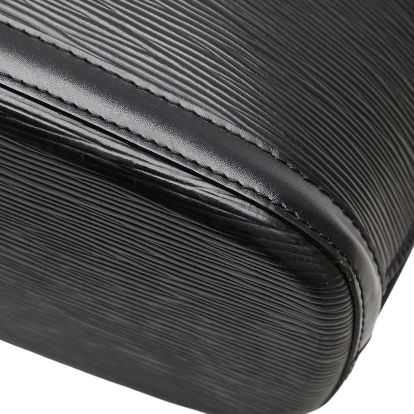 Louis Vuitton Epi Lussac One-Shoulder Bag Tote M52282 Noir Black Leather