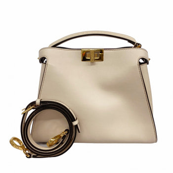 Fendi Peekaboo Leather Handbag