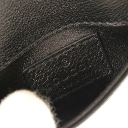 Like New Gucci Blondie 698635 Leather Black Shoulder Bag Pouch 1336Gucci
