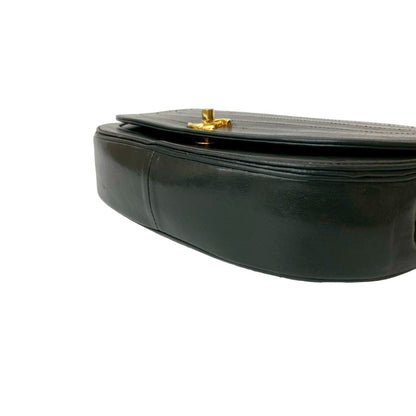 Chanel Coco Mark Half Moon Lambskin Chain Shoulder Bag