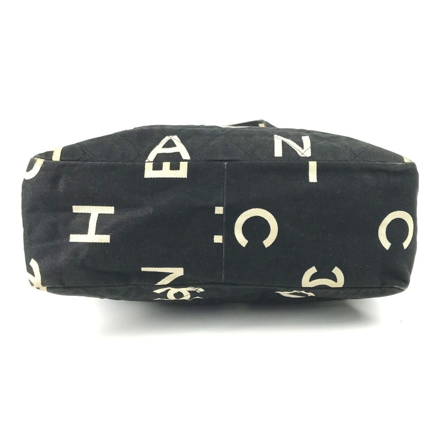 Chanel Chanel Logo All-Over Print Tote Bag