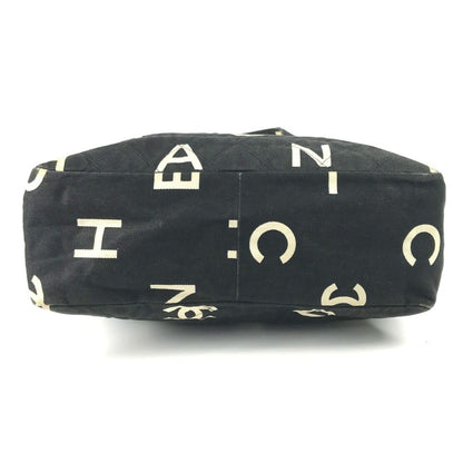 Chanel Chanel Logo All-Over Print Tote Bag