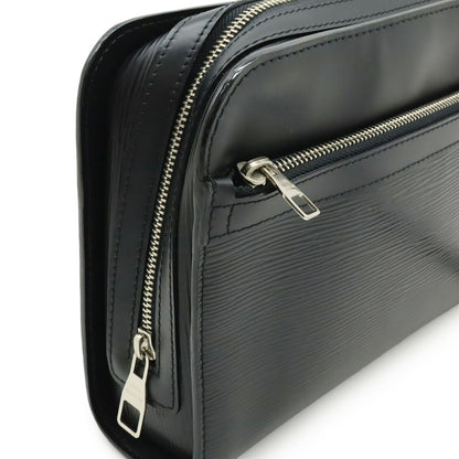 Louis Vuitton Epi Leather Hoche Second Bag/Clutch Bag In Black