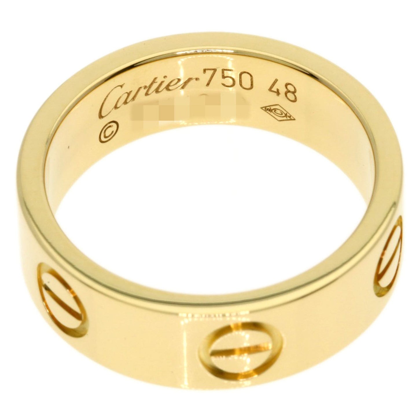 Cartier Love Ring #48 18K Yellow Gold