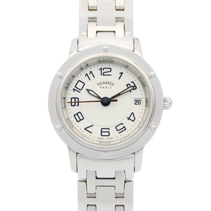 Herms Clipper Classic Stainless Steel Watch For Women