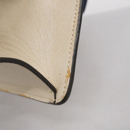 Gucci Sylvie Handbag 524405 Leather Ivory Gold