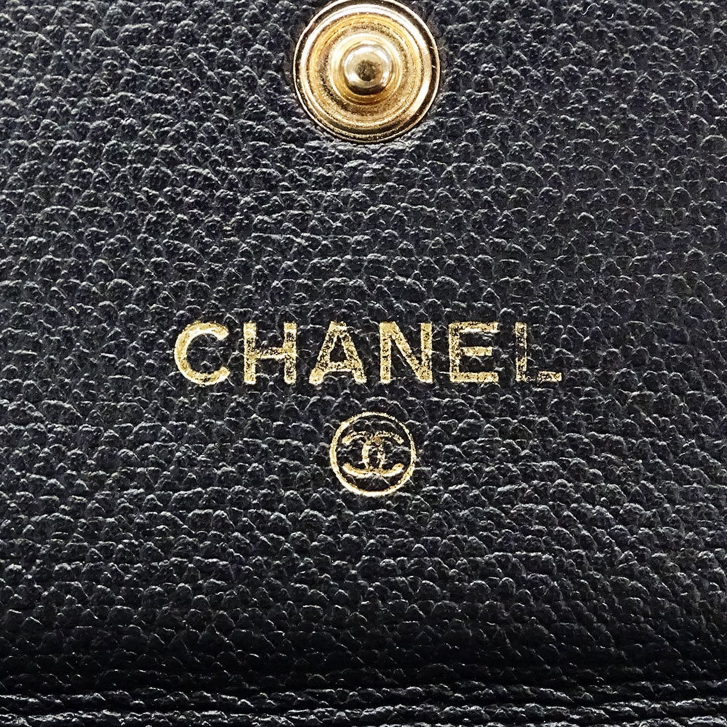 Chanel Women'S Bifold Wallet With Coco Button
