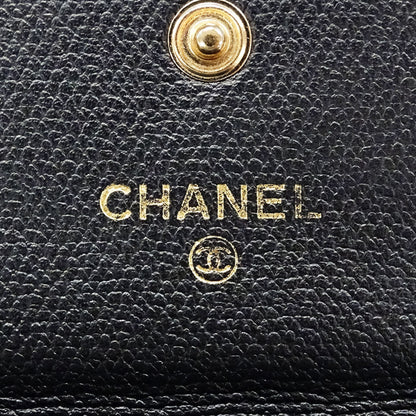 Chanel Women'S Bifold Wallet With Coco Button