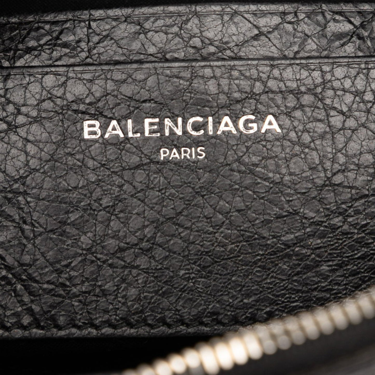 Balenciaga Graffiti Chain Shoulder Bag 500800 Black Leather
