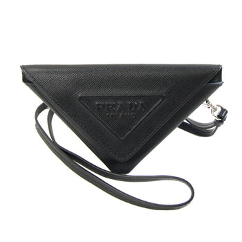 Prada Pouch 1Tl445 Black Leather