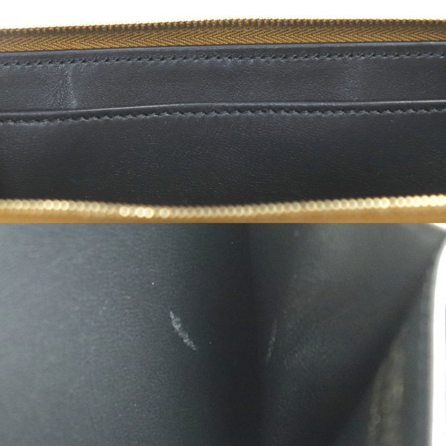 Loewe Knot Zip Around Wallet Long Round Brown Cem1G39X01