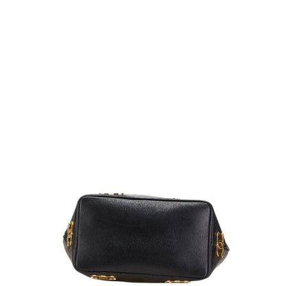 Chanel Triple Coco Mark One-Shoulder Bag In Black Lambskin