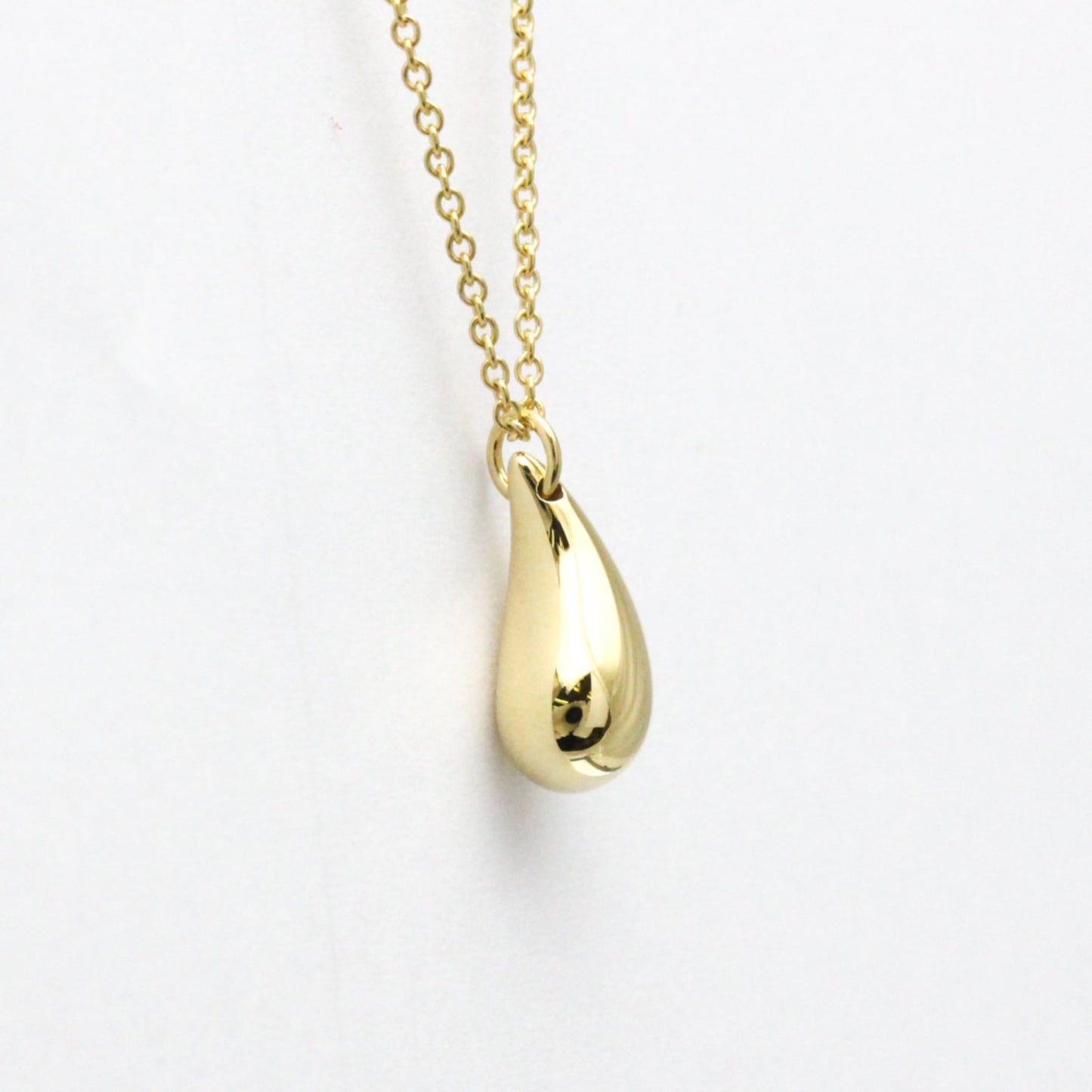 Tiffany Teardrop Necklace Yellow Gold (18K) No Stone Women