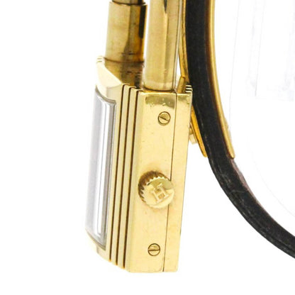 Hermes Kelly Watch Gold Plated Leather Quartz