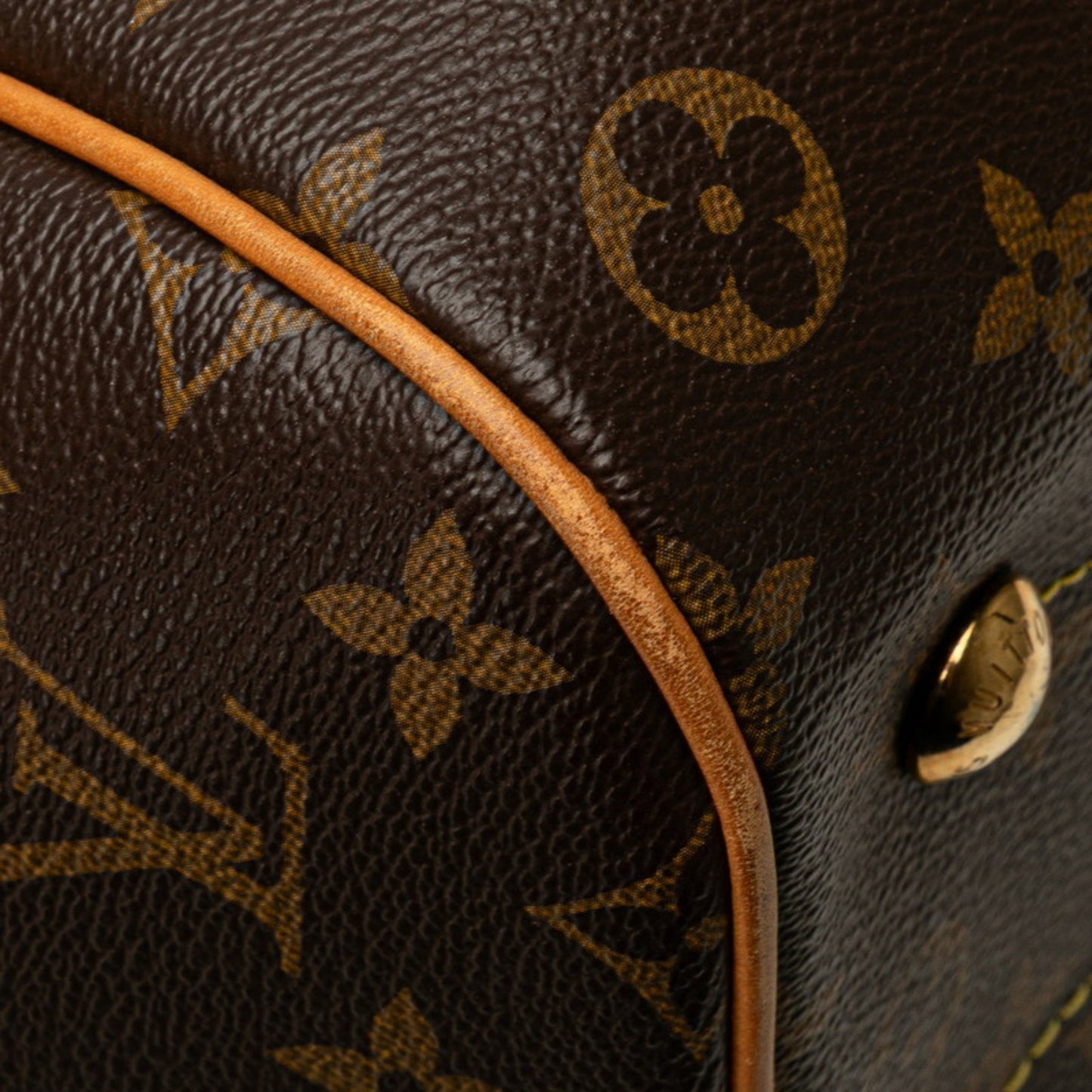 Louis Vuitton Monogram Tivoli Pm Handbag M40143 Brown Leather