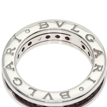 Bvlgari B-Zero1 1-Band Garnet #47 Ring In 18K White Gold