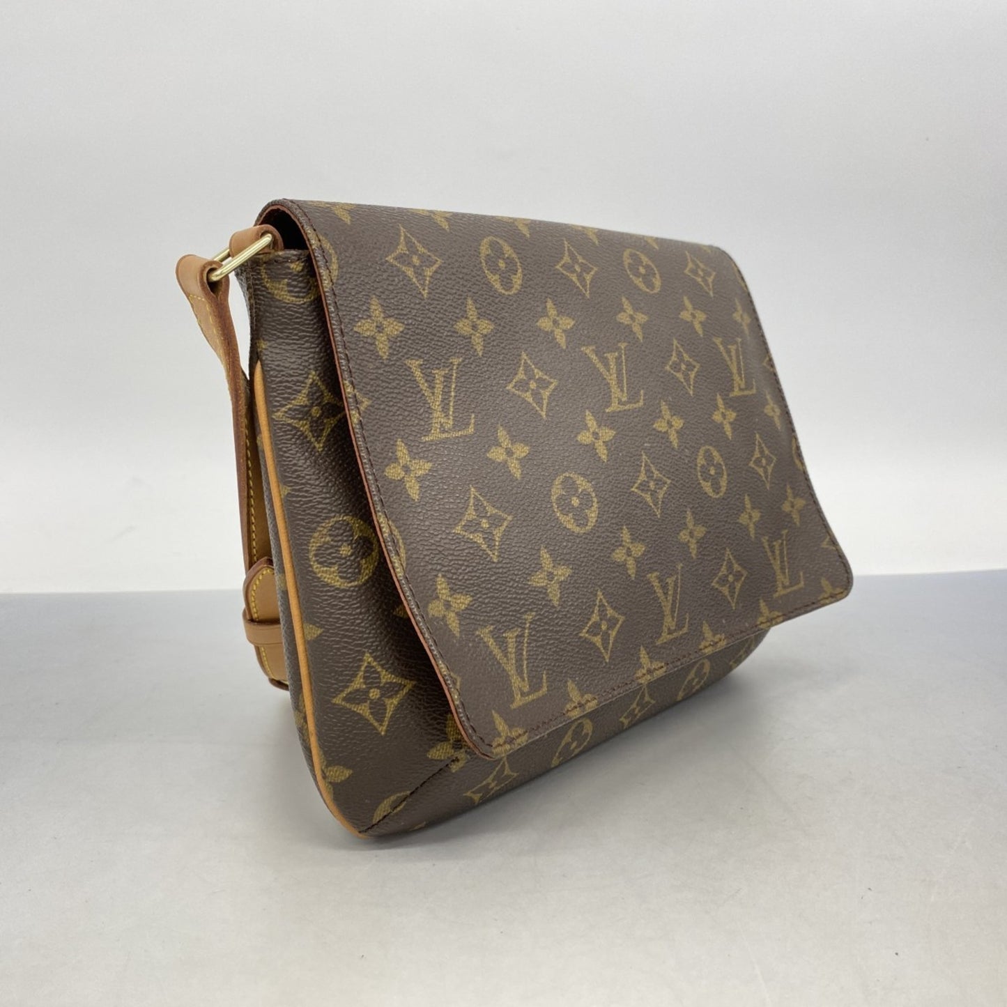 Louis Vuitton Monogram Musette Tango Short Strap Shoulder Bag M51257 Brown