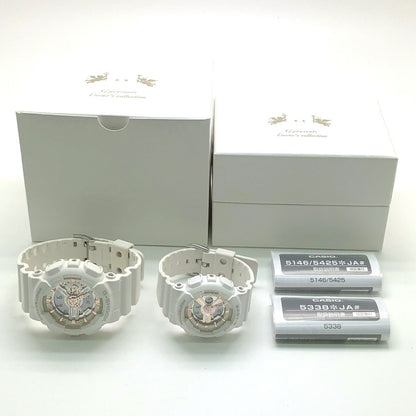 G-Shock Casio Lov-24A-7A Lover'S Collection 2024 White Rose Angel And Devil Watch