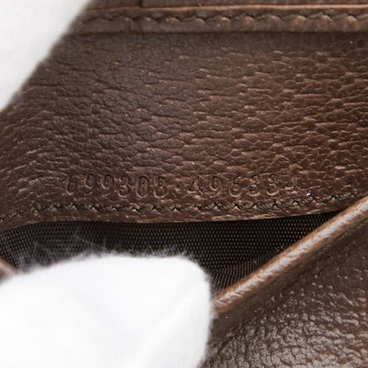 Gucci Jumbo Gg Bifold Wallet 699308 Brown Canvas