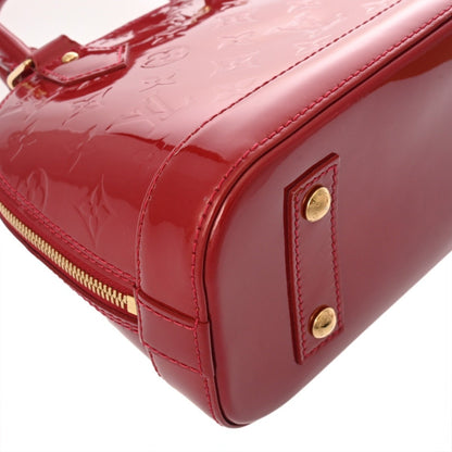 Louis Vuitton Monogram Vernis Alma Bb Pomme D'Amour M91606 Women'S Handbag