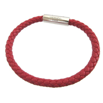 Hermes Goliath Leather Red Bracelet 0831Hermes