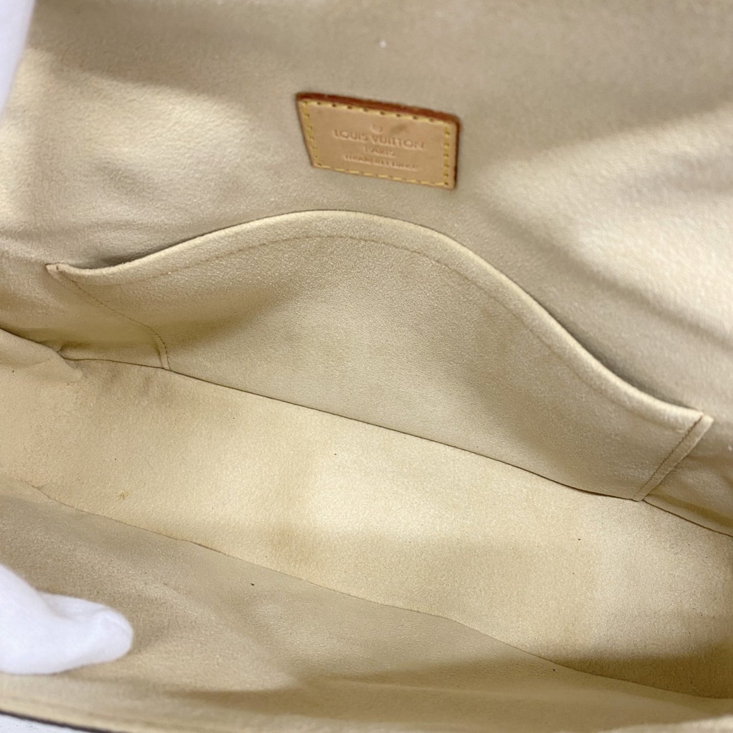 Louis Vuitton Monogram Hudson Shoulder Bag M40027 Brown