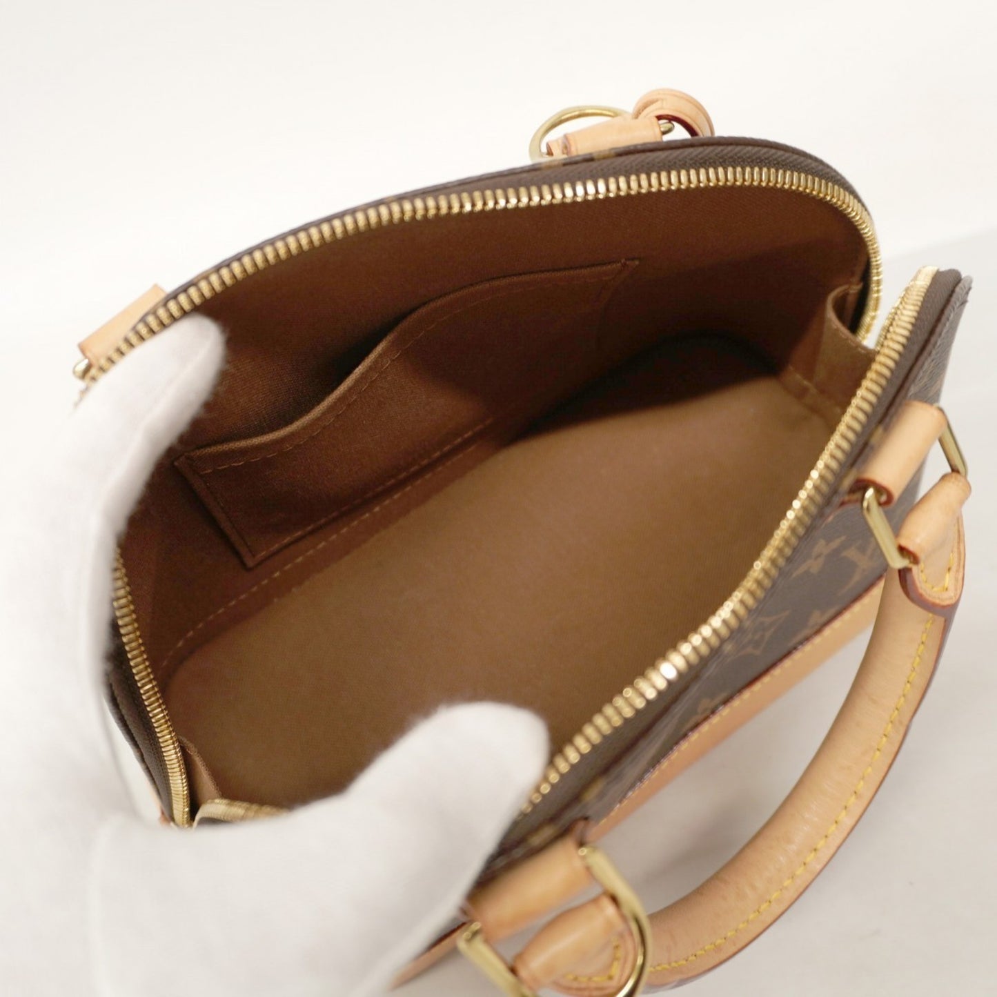 Louis Vuitton Monogram Alma Bb Handbag M46990 Brown 2-Way Bag