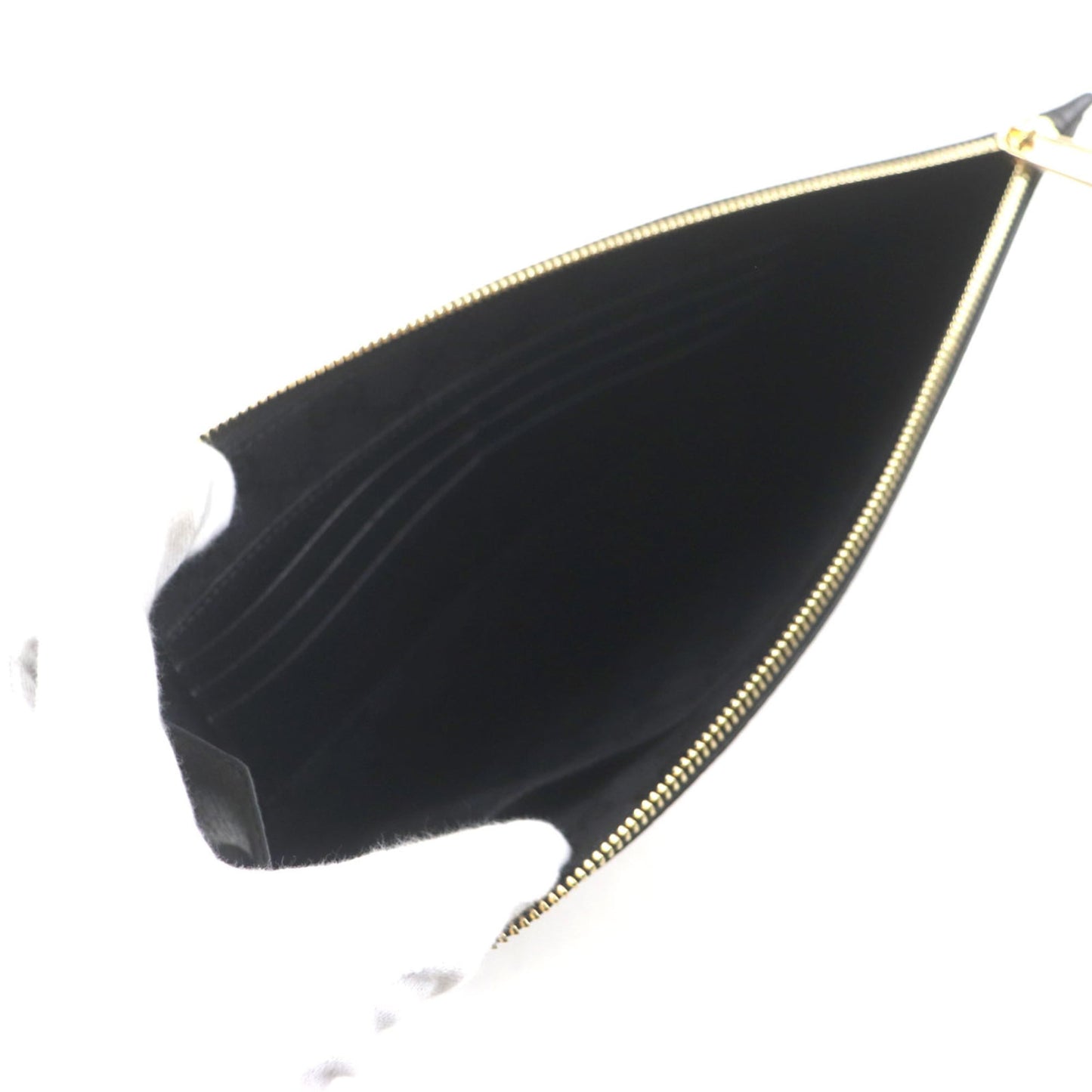 Gucci 700524 Horsebit Leather Clutch Bag With Strap