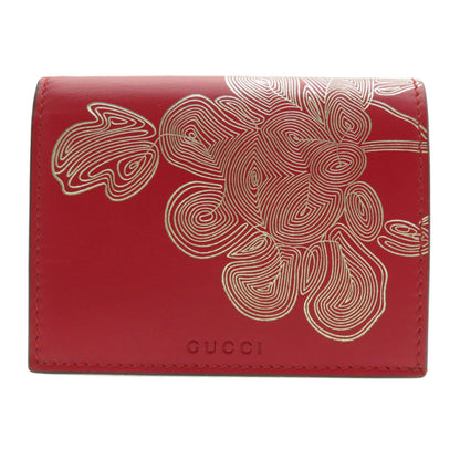 Gucci 465859 Chinese New Year Bi-Fold Wallet Calfskin
