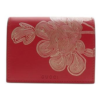 Gucci 465859 Chinese New Year Bi-Fold Wallet Calfskin
