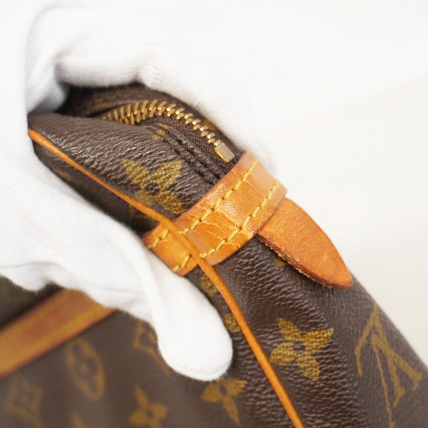 Louis Vuitton Monogram Compigne 23 Clutch Bag M51847 Brown