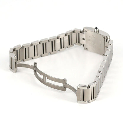 Cartier Tank Franaise Sm W51008Q3 Stainless Steel Quartz Watch