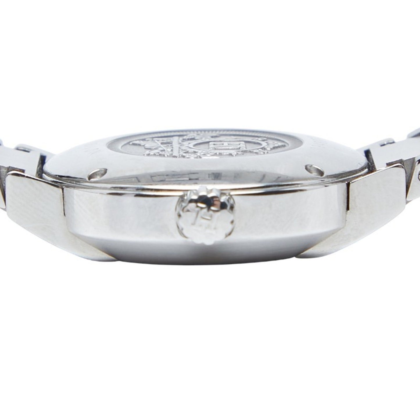 Herms Nomade Watch No. 1.210 Gray Dial Stainless Steel