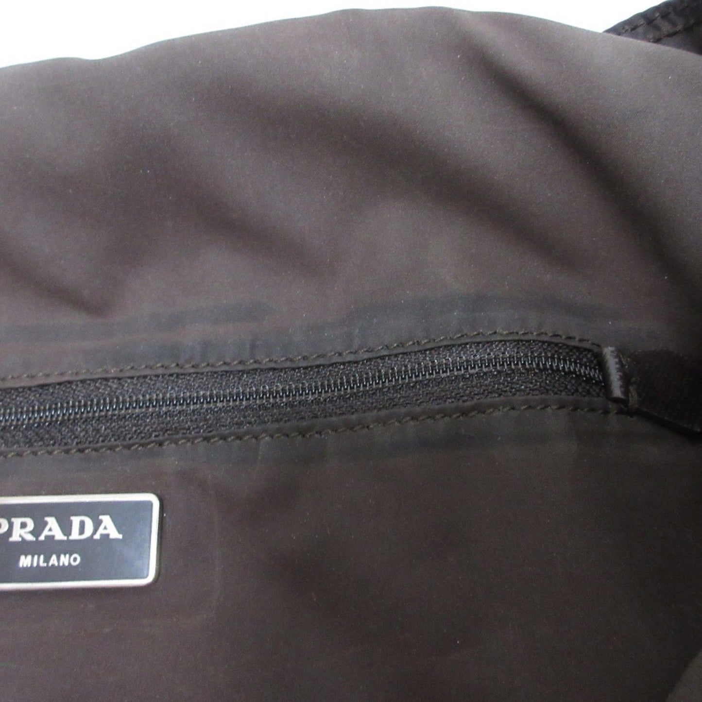 Prada 2Abu Byobag Nylon Eco Tote Bag B4626A Brown