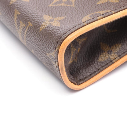 Louis Vuitton Florentine Pochette Waist Bag/Body Bag In Coated Canvas And Leather With Monogram