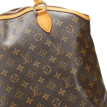Louis Vuitton Monogram Lockit Mm Handbag Tote Bag M40606 Brown Pvc Leather
