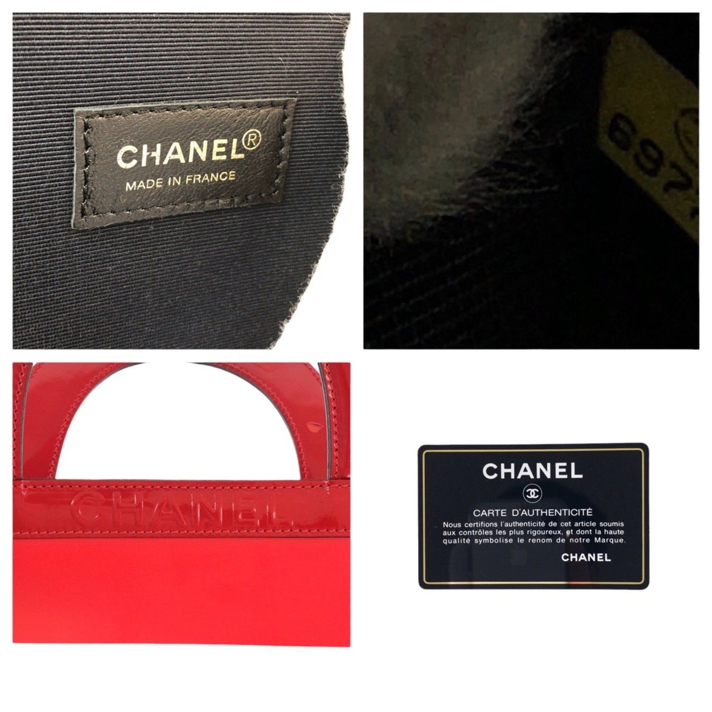 Chanel Vintage Chocolate Bar Mademoiselle Coco Chanel Red