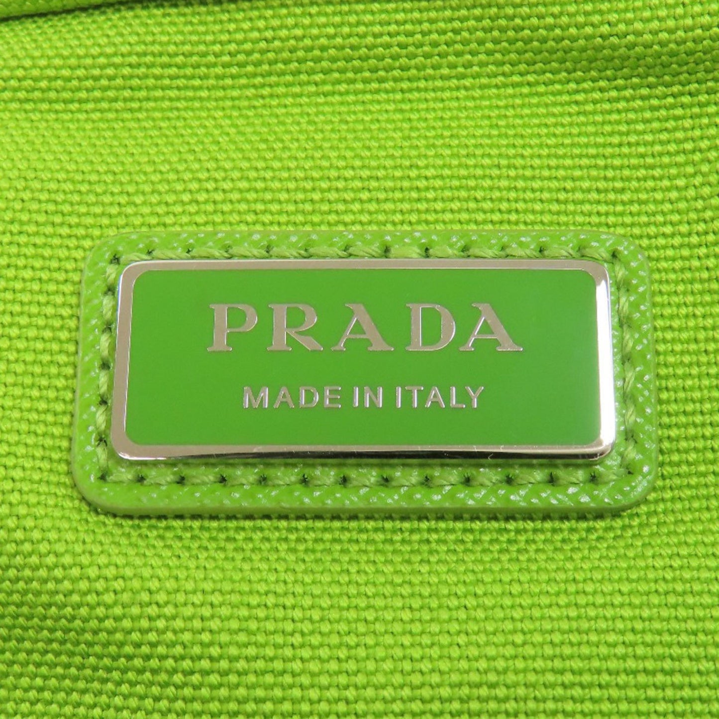 Prada 2Vh147 Logo Shoulder Bag Canvas