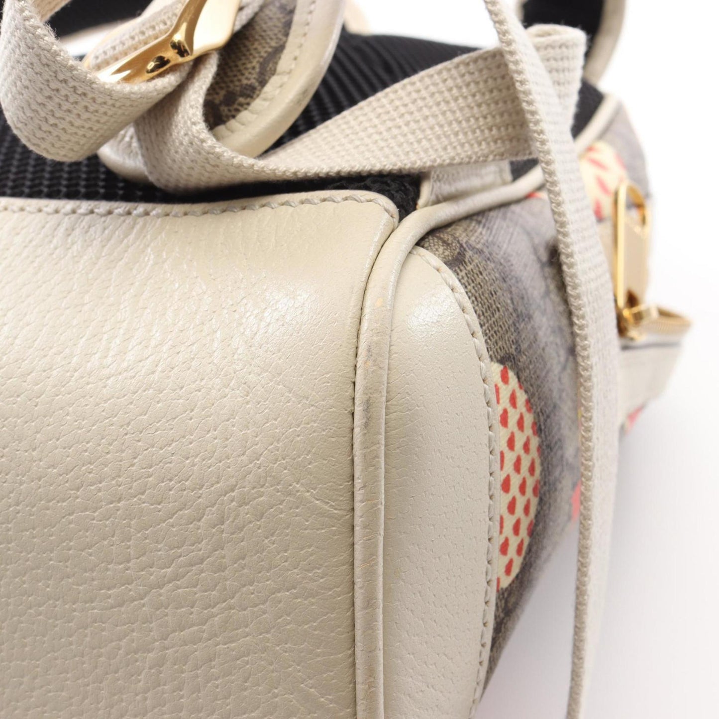 Gucci Les Pommes Apple & Heart Gg Supreme Backpack