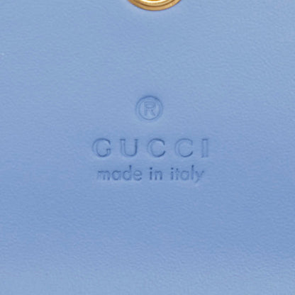 Gucci Gg Icon Business Card Case 772792 Purple Leather