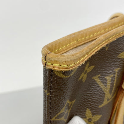 Louis Vuitton Monogram Bucket Pm Tote Bag M42238 Brown