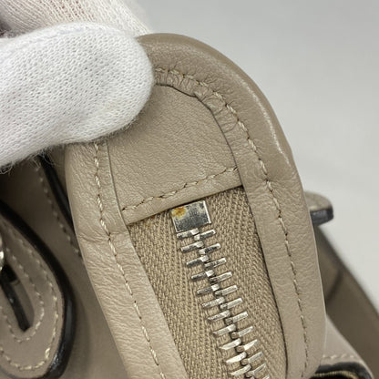 Fendi By The Way Handbag In Beige Leather