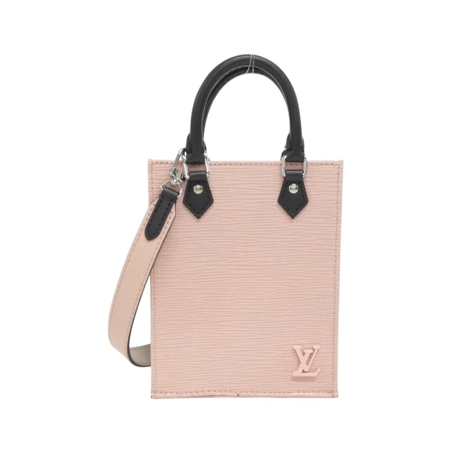 Louis Vuitton Epi Leather Petite Sac Plat Shoulder Bag M69575 Rose Ballerine