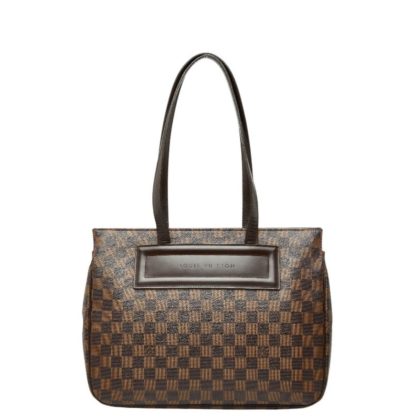 Louis Vuitton Damier Parioli Pm Handbag Tote Bag N51123 Brown Leather