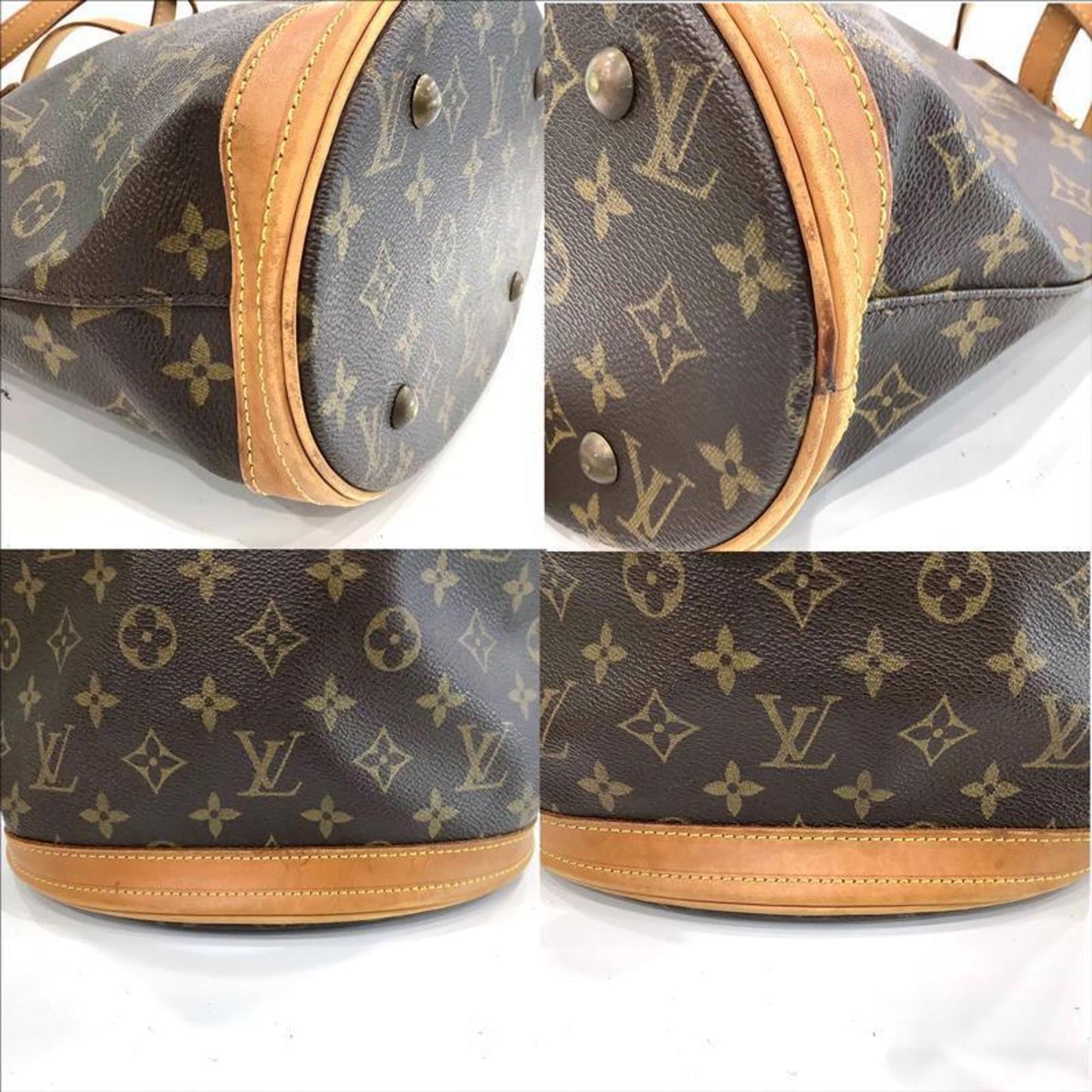 Louis Vuitton Louis Vuitton Monogram Bucket Pm M42238 Tote Handbag Ja-24558