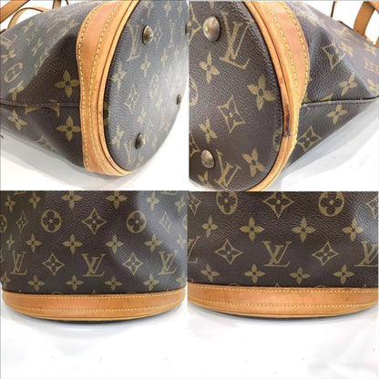 Louis Vuitton Louis Vuitton Monogram Bucket Pm M42238 Tote Handbag Ja-24558