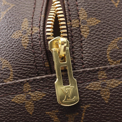 Louis Vuitton Deauville Bowling Vanity Handbag In Coated Canvas And Leather With Monogram Design