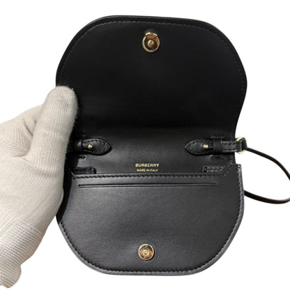 Burberry Mini Olympia Micro Shoulder Bag In Black