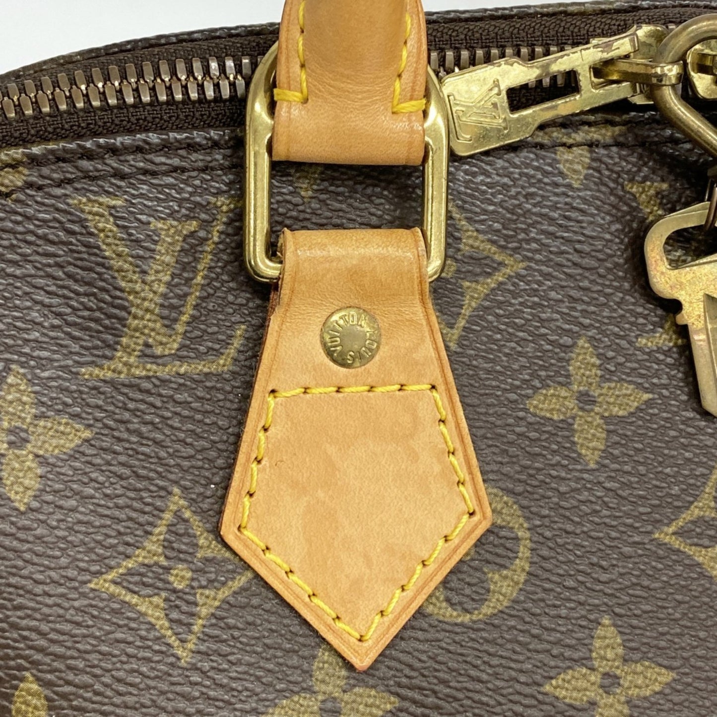 Louis Vuitton Monogram Alma Handbag M51130 Brown